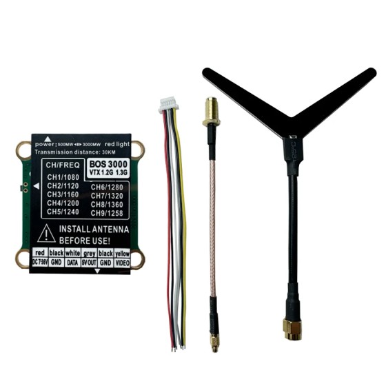 BOSCAM Hot Selling 1.2G 1.3G 3W VTX 3000mW  Video Module   for Quadcopter Unmanned Aerial Vehicle